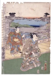 Man uit hogere klasse en jongen (drieluik)