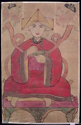 Seongsu Daesin (natuurlijke pigmenten op zijde)
