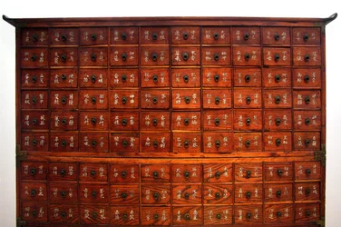 Houten medisch meubilair, Joseon-periode, Korea, Kim Chong-hak collectie. Fotografie, Seoul National Museum, Republiek Korea, 2006.