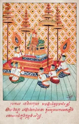 Temiya Jataka (gravure, ca. 1910)