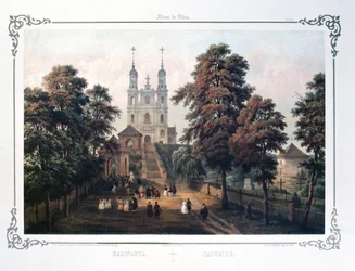 Omgeving van Vilnius: Kalvarija-kerk, uit 