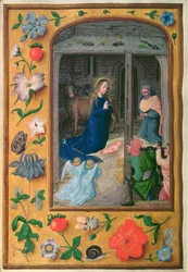 Geboorte, uit een Getijdenboek, Brugge, c.1510-20