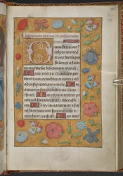 Koningen 9, f.232r, Getijdenboek, Gebruik van Sarum (
