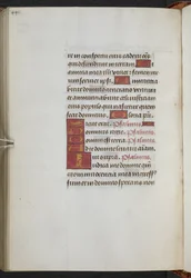 Koningen 9, f.234v, Getijdenboek, Gebruik van Sarum (