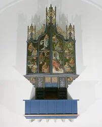 Geschilderd orgel