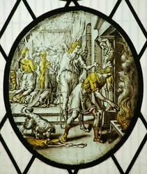 Rondel: Tobias verbrandt de lever van de vis