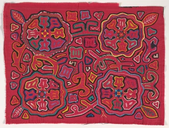 Shirt paneel (mola), Kuna volk, San Blas-eilanden, ca. 1950s