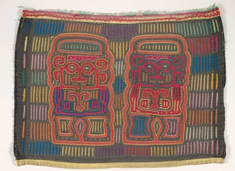 Shirt paneel (mola), Kuna Volk, San Blas Eilanden, c.1950s