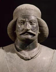 Parthische krijger, uit Shami, 1e eeuw AD (detail)