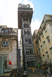 Santa Justa Lift, Lissabon, Portugal