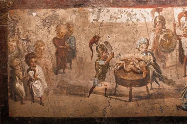 Het oordeel van Salomo, Pompeii