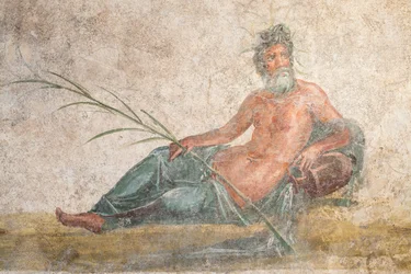 De rivier Sarno, Pompeii, huis van de Vestaalse Maagden