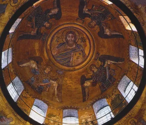 Christus Pantocrator met aartsengelen (mozaïek)