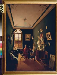 Het atelier van de schilder