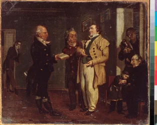 Prins Vasily Khovansky (1755-1830) en een grappenmaker