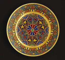 Nicholas I keizerlijk dinerbord, Keizerlijke Porseleinfabriek, St. Petersburg