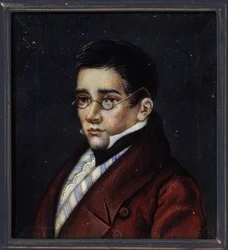 Portret van de toneelschrijver Alexander Sergejevitsj Gribojedov (1795-1829)