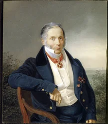 Portret van schilder Alexander Sauerweld (1782-1844)