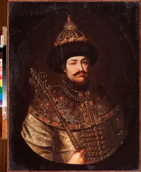 Portret van tsaar Alexis I Mikhailovich van Rusland