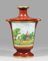 Vaas met een Zaporozhian kozak, ca. 1825