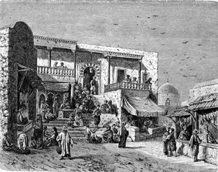 Moors café in Sidi-Bou Said