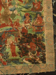 (detail) van de derde Panchen Lama Losan Penden Yeshe