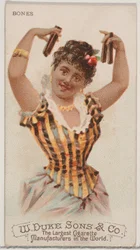 Botten, uit de serie Muziekinstrumenten N82 voor Duke merk sigaretten, 1888