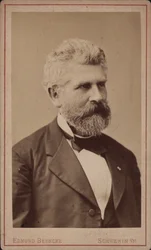 Portret van de cellist en componist Georg Goltermann 1824-1898, ca. 1880
