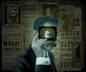 Grote spoken, 2022 (scratchboard, digitaal ingekleurd)