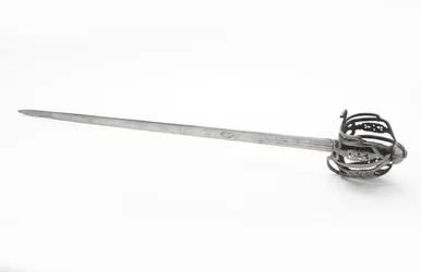 Mandgevest breedzwaard, ca. 1745