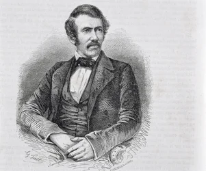 David Livingstone (1813-1873) gegraveerd door S. Pannemaker