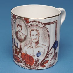 Souvenirmok Engeland v. Schotland