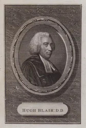 Hugh Blair, Schotse geestelijke (gravure)