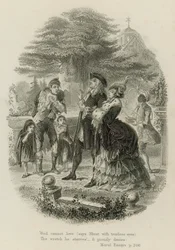 Scène uit Moral Essays, door Alexander Pope