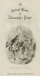 Scène uit The Rape of the Lock, door Alexander Pope