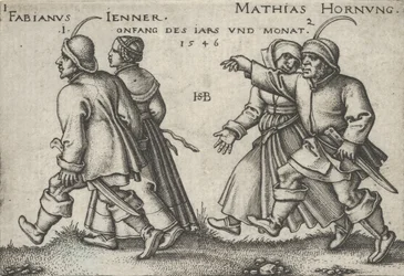 Januari en februari, uit Het boerenfeest of de twaalf maanden, 1546