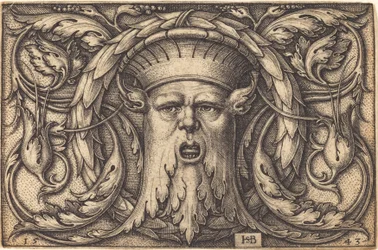 Ornament met een masker