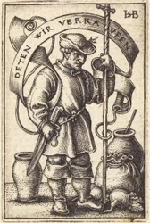 Boer op de markt [links]