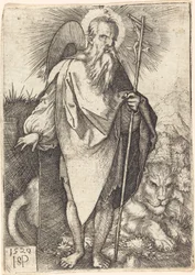 Heilige Hiëronymus staand