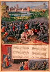 Scènes uit de Eerste Kruistocht, 1096-1099, ca. 1490