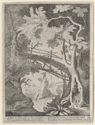 Een Rotsachtig Landschap met de Verzoeking van Christus