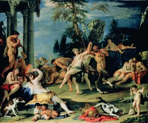 Bacchanaal ter ere van Pan