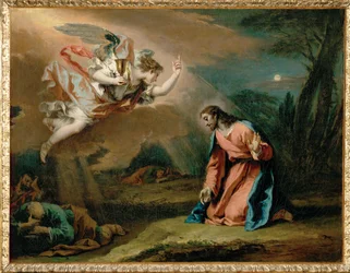 Christus op de Olijfberg (schilderij op doek)