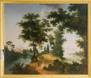 Het grote eiland van Gatchina (Sint-Petersburg)