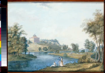 Landschap bij Sivoritsy, Rusland
