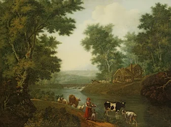 Landschap in de omgeving van Sint-Petersburg