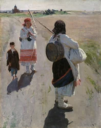 Aan het werk, 1895