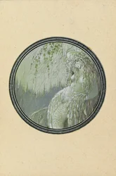 Rusalka. Illustratie bij het gedicht Ruslan en Lyudmila door A. Poesjkin, 1921-1926