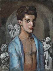 Portret van de choreograaf en balletdanser Léonide Massine 1896-1979