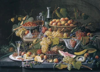 Stilleven: Fruit, 1855